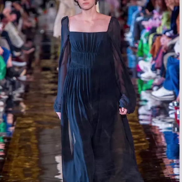 STELLA MCCARTNEY BLACK BACKLESS TUNIC SIZE SMALL - Picture 4 of 13